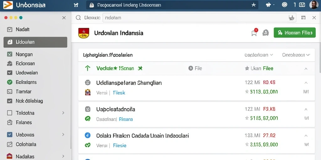 Tampilan antarmuka aplikasi yang intuitif dan user-friendly.