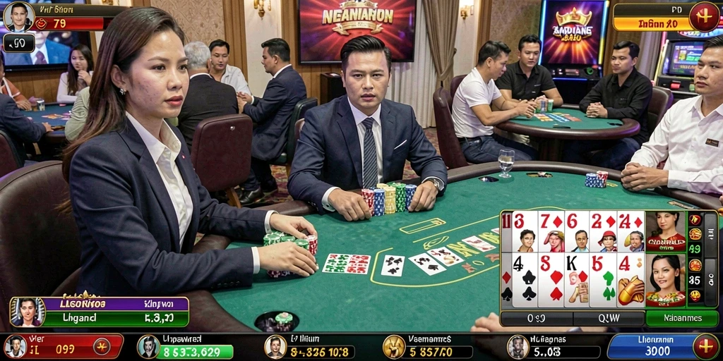 Tangkapan layar: Menampilkan tampilan utama DMD686 dengan karakter yang menarik.