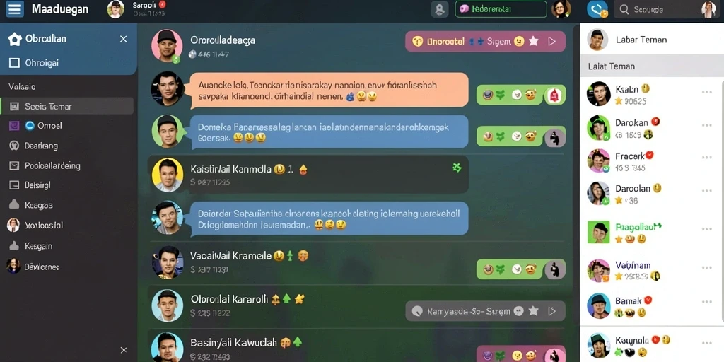 Tampilan menu utama yang intuitif dan menarik.