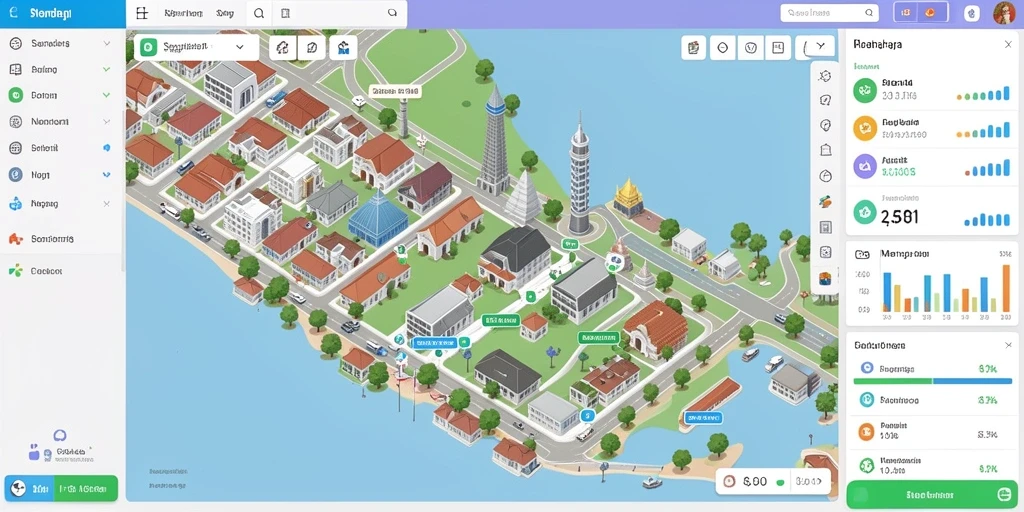 Screenshot menunjukkan tampilan antarmuka yang menarik dan mudah digunakan.