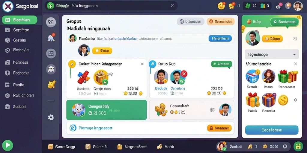 Tampilan antarmuka yang intuitif dan menarik.