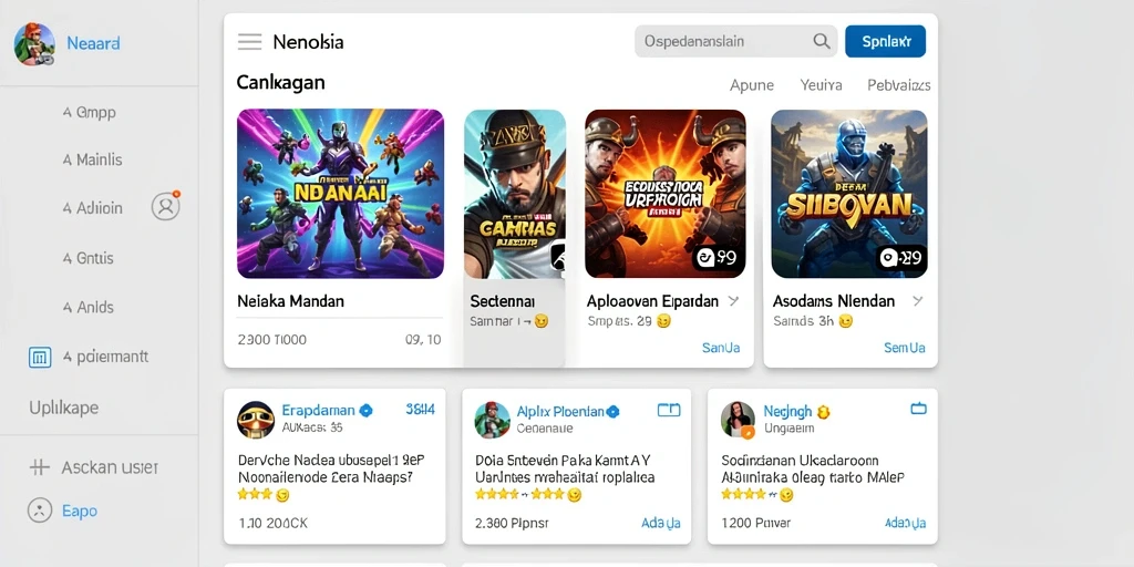 Tampilan grafik yang menarik dan cerah.