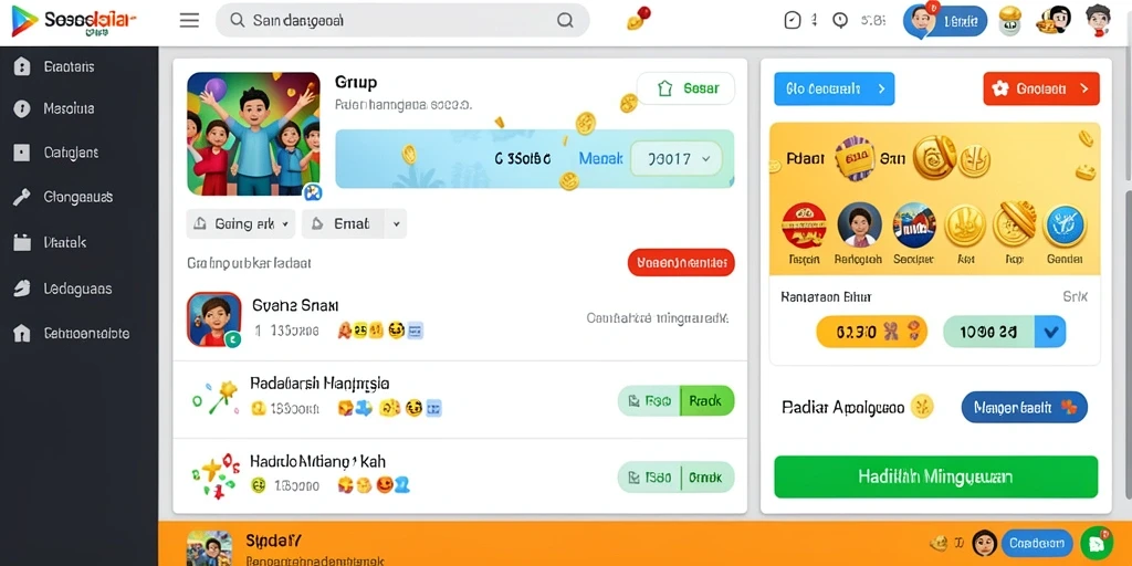 Tampilan antarmuka yang user-friendly.