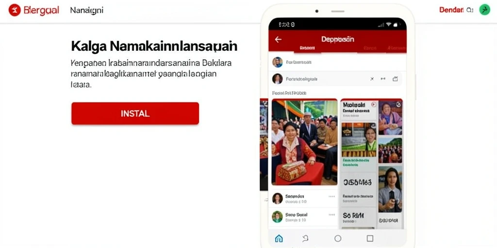 Tampilan antarmuka aplikasi yang ramah pengguna.