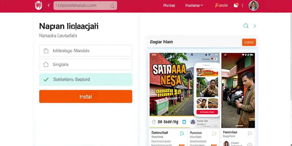 Tampilan intuitif dan mudah digunakan.