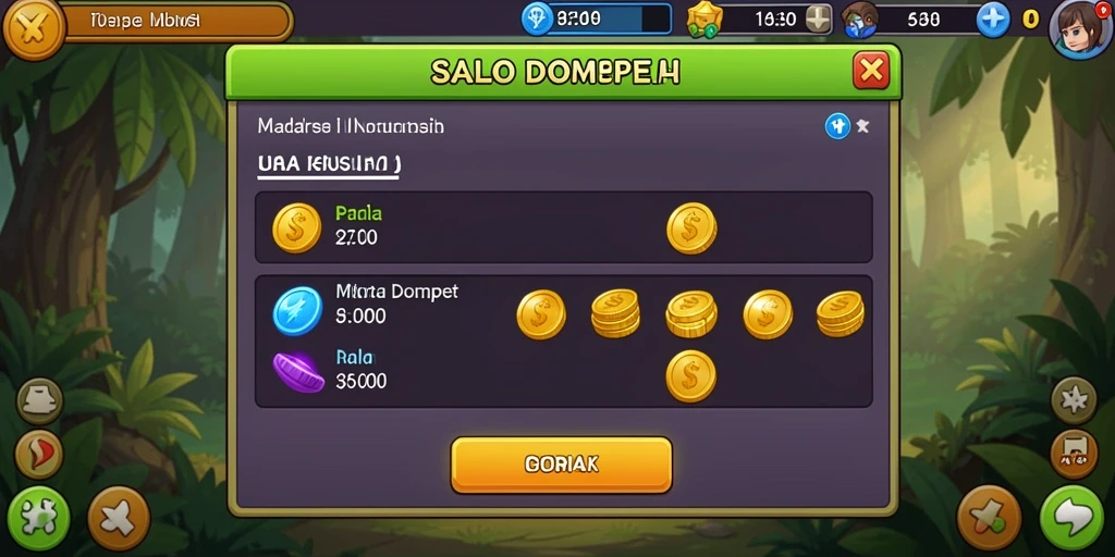 Screenshot menampilkan antarmuka pengguna yang intuitif.