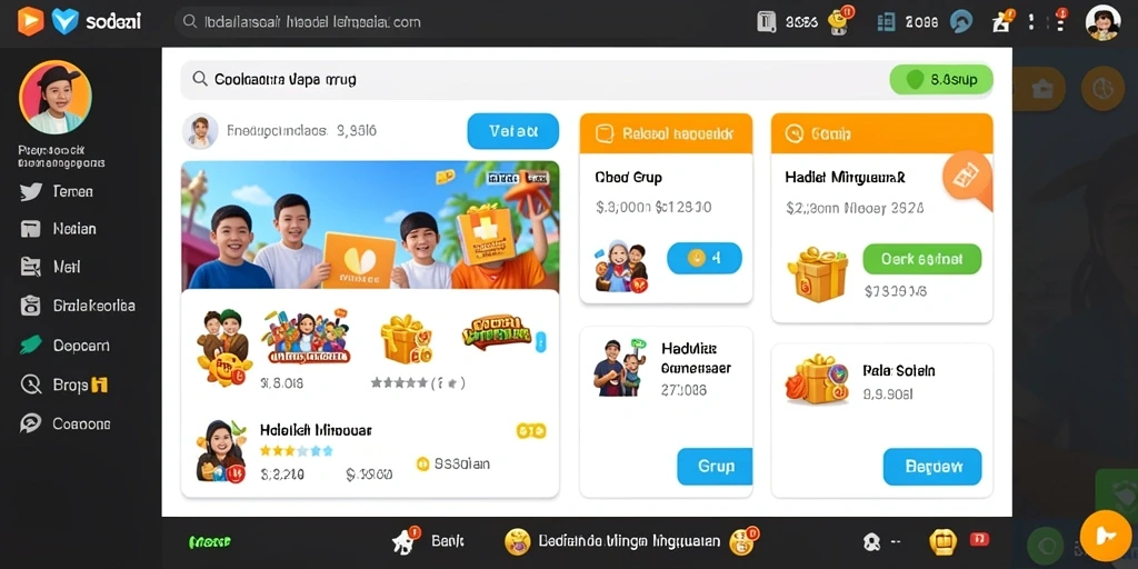 Screenshot aplikasi VIO77 yang menampilkan antarmuka pengguna yang ramah.